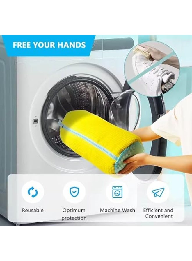 Shoe Washing Bag with Inner Brush – Ideal Protection for Shoes in the Washing Machine, Easy to Use & Shape-Saving S - Image 5